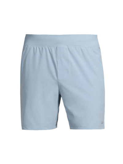 Alo Yoga Repetition Performance Shorts In Calm Blue