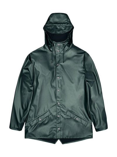 Rains Waterproof Rain Jacket In 60 Silver Pine