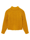 STAUD WOMEN'S JEROME CABLE-KNIT SWEATER