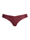 Commando Classic Print Thong In Pinot Shimmer