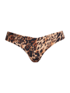 Commando Classic Print Thong In Jaguar Swirl