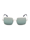 Ray Ban Rb1971 54mm Square Sunglasses In Silver