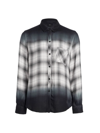 Rails Hunter Button Down Plaid Shirt In Smoked Dip Dye