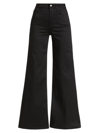 FRAME WOMEN'S LE PALAZZO SATEEN HIGH-RISE JEANS