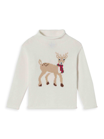 Classic Prep Kids' Baby Boy's, Little Boy's & Boy's Fraser Buck Intarsia Sweater In Cannoli Cream