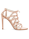 Prota Fiori Jamesia Biologic Silk Caged Sandals In Sirolo