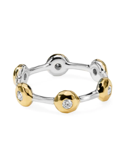 Ippolita Women's Stardust Chimera Stardust Paparazzi 18k Gold, Diamond & Sterling Silver Ring