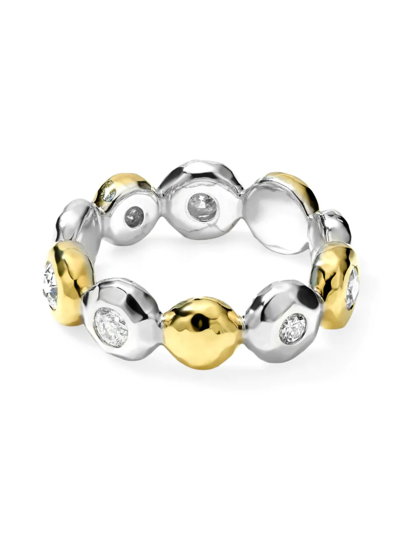 Ippolita Women's Stardust Chimera Stardust Paparazzi 18k Gold, Diamond & Sterling Silver Thick Ring
