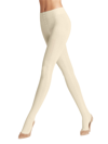 Falke Knit Caress Tights In Creme
