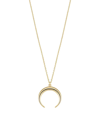 Oradina 14k Yellow Solid Gold Wall Street Pendant Necklace In Yellow Gold