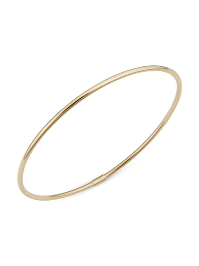 Oradina 14k Yellow Solid Gold Everything Bangle In Yellow Gold