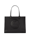 Tory Burch Women's Ella Logo Tote Bag In Black