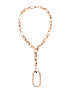 Pomellato Iconica 18k Rose Gold Convertible Chain Necklace