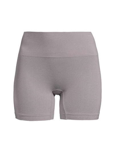 Yummie Shaping High-rise Shorts In Gull Grey