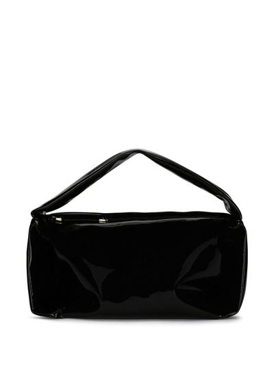Dolce & Gabbana Patent Tote Bag In Black