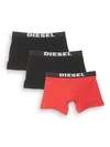 DIESEL UMBX Sebastian 3-Pack Boxer Briefs,0400093659029