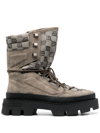 Misbhv Logo-print Hight-top Sneakers In Taupe