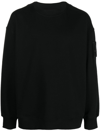 Moose Knuckles Mens Black Hartsfield Brand-motif Cotton-jersey Sweatshirt In Nero