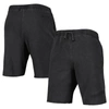 Mitchell & Ness Men's  Black Golden State Warriors French Terry Tonal Fleece Shorts In Black