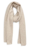 Vince Cashmere Felt Jersey Knit Oversize Scarf In Ntr