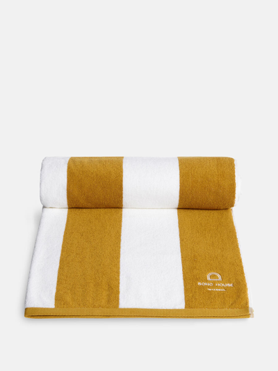Soho Home House Pool Towel In Gold