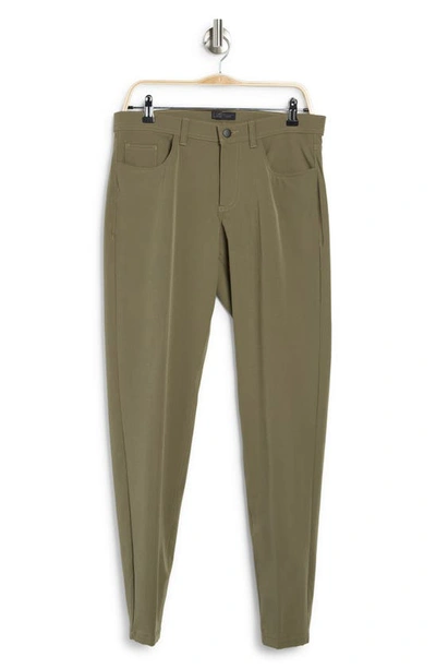 14th & Union 5-pocket Performance Pants In Olive Grove
