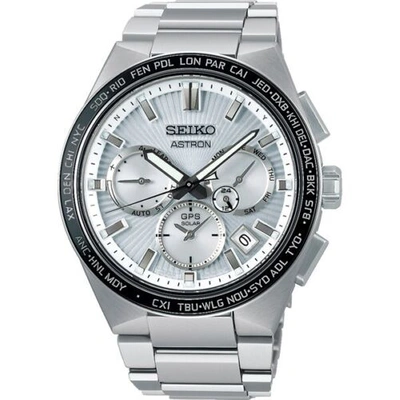 Pre-owned Seiko Sbxc117 [astron Nexter Gps Solar Men's Metal Band] Japan Domestic