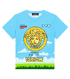 VERSACE VIDEO GAME MEDUSA COTTON T-SHIRT