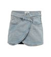 Coperni Minigonna Denim A Portafoglio In Light Blue