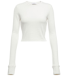Wardrobe.nyc Off-white Hailey Bieber Edition Long Sleeve T-shirt In Off White