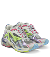 Balenciaga Runner Multicoloured Trainer In Grey/lil/yel F