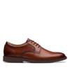 Clarks Burchill Derby In Brown Leather In Brown