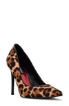 Nine West Fresh Genuine Calf Hair Pointed Toe Pump In Medium Natural 102