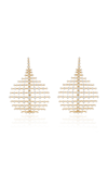 Fernando Jorge Small Disco 18k Gold Diamond Earrings In Gold