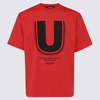 UNDERCOVER UNDERCOVER RED COTTON T-SHIRT