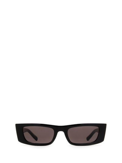 Saint Laurent Eyewear Rectangular Frame Sunglasses In Black