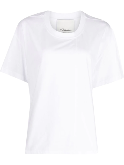 3.1 Phillip Lim / フィリップ リム Essential Jersey T-shirt In White