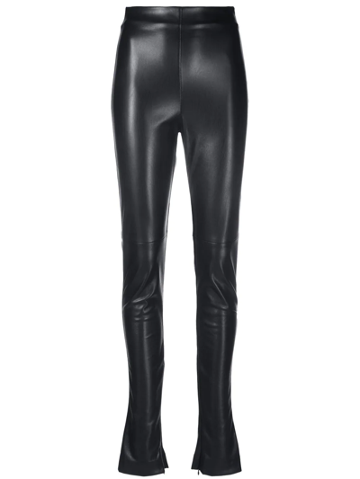 The Andamane Faux-leather Leggings In Black