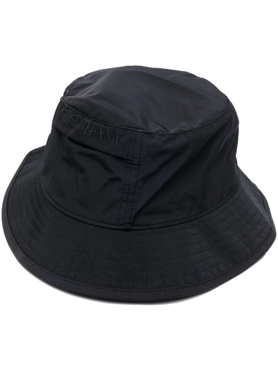 C.p. Company Narrow-brim Bucket Hat In Schwarz