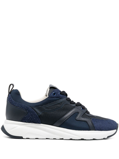 Jacob Cohen Panelled Low-top Sneakers In Blau