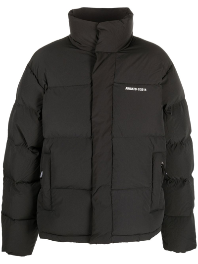 Axel Arigato Recycled Polyester Puffer Jacket In Nero