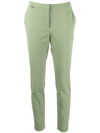 LE TRICOT PERUGIA LOW-RISE TAPERED TROUSERS