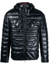 EMPORIO ARMANI LOGO-QUILTED PADDED JACKET
