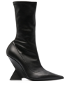 ATTICO CHEOPE 105MM ANKLE BOOTS