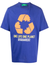 Dsquared2 Man T-shirt Blue Size Xxl Cotton In Blau