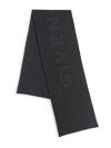 Givenchy Men's Wool & Cashmere 4g Scarf In Dark Grey