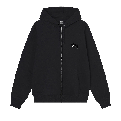 Pre-owned Stussy Basic Zip Hood 'black'