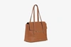 Strathberry Mosaic Tote In Tan / White
