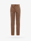 Incotex Red X Facetasm Brown-camel Checked Trousers In Brown