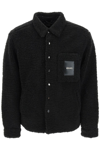 Axel Arigato Black Aspen Teddy Overshirt In Black